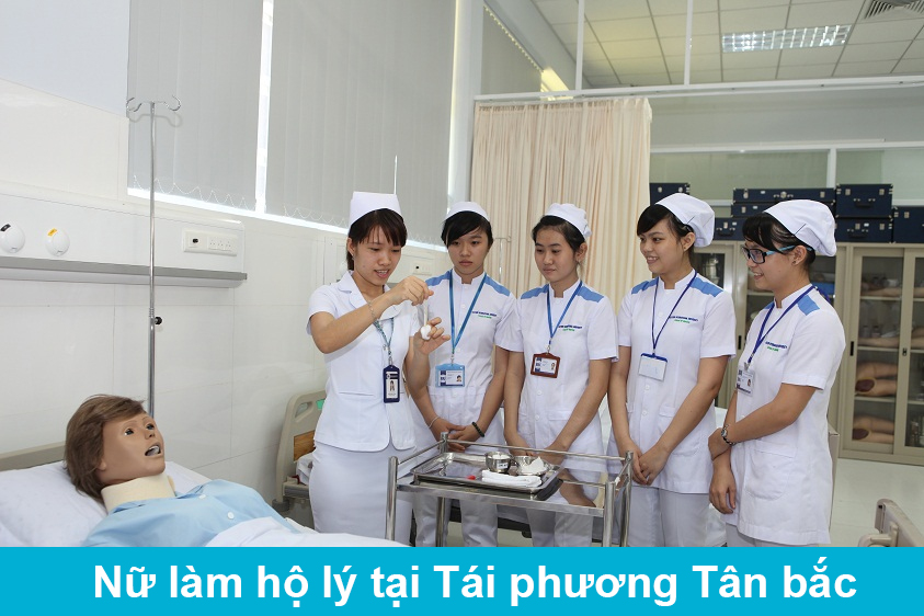 Tuyển 12 nữ làm hộ lý tại Tái phương Tân bắc Đài Bắc