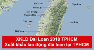 XKLD Đài Loan 2018 TPHCM - Xuất khẩu lao động đài loan tại TPHCM